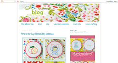 Desktop Screenshot of blog.polkaandbloom.com