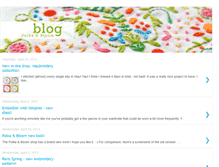 Tablet Screenshot of blog.polkaandbloom.com